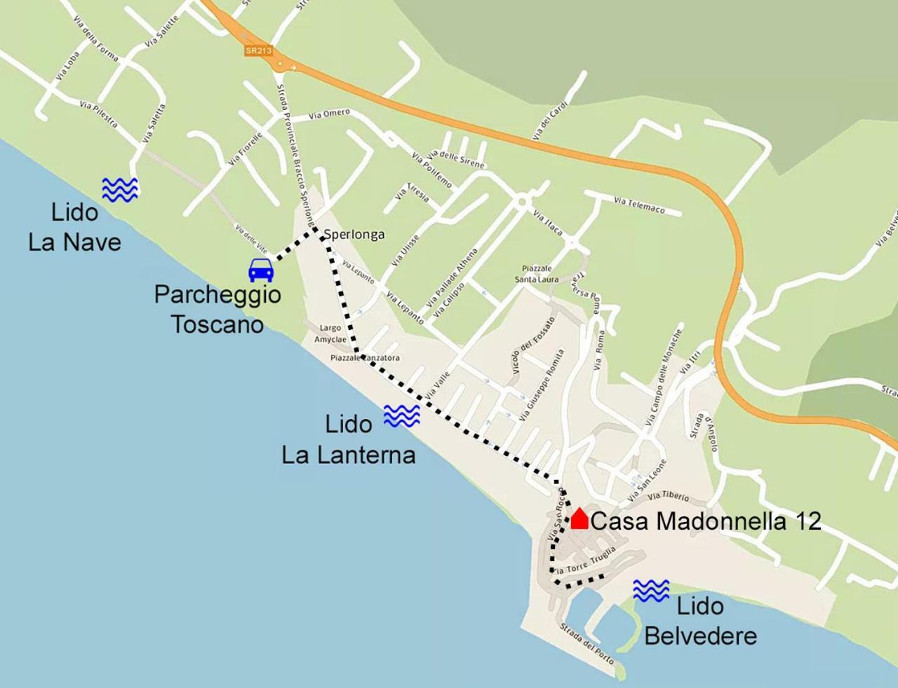 ספרלונגה Casa Vacanza Madonnella 12 מראה חיצוני תמונה